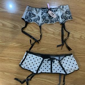 Victoria Secret SLT Garters 2 XS NWT